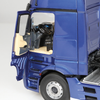 1/18 NZG Mercedes-Benz Actros GigaSpace 4x2 (Blue Metallic with Stripes) Truck Header with Lohr Car Transporter Diecast Model