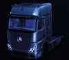 1/18 NZG Mercedes-Benz Actros GigaSpace 4x2 (White with Star) Truck Header Diecast Model