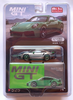 CHASE CAR 1/64 Mini GT Porsche 911 Turbo S Python Green LHD Diecast Car Model