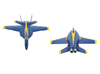 McDonnell Douglas F/A-18F Super Hornet Aircraft "US Navy Blue Angels #7" (2021) 1/72 Diecast Model by JC Wings