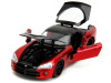 2008 Dodge Viper SRT 10 Candy Red Metallic with Black Top "Bigtime Muscle" Series 1/24 Diecast Model Car by Jada