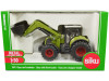 Claas Axion 850 Tractor with Front Loader Green with Gray Top 1/50 Diecast Model by Siku