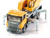 Liebherr Telescopic Crane Truck Yellow 1/87 (HO) Diecast Model by Siku