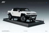1/18 Motorhelix Hummer EV SUT (Pearl White) Resin Car Model Limited 299 Pieces