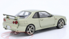 1/18 Solido 1999 Nissan Skyline GT-R (R34) RHD (Light Green Metallic) Car Model