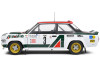 1/18 Solido 1979 Fiat 131 Abarth #3 3rd Rallye Monte Carlo Alitalia Fiat Markku Alén, Ilkka Kivimäki Diecast Car Model