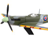 Supermarine Spitfire Mk.IIa Fighter Aircraft #P7973 "Royal Air Force" 1/93 Diecast Model Airplane by Postage Stamp
