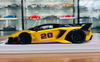 1/18 Ivy Lamborghini Aventador GT EVO LB Silhouette Works (Yellow) Resin Car Model Limited 99 Pieces