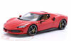 1/18 Bburago 2021 Ferrari 296 GTB Hybrid 830HP V6 (Red) Diecast Car Model