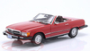 1/18 Norev 1979 Mercedes-Benz 450 SL (R107) US version TV series "Dallas" (1978-1991) (Red) Diecast Car Model