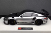 1/18 Makeup Porsche 911 991.2 GT3 RS (Silver with Black Hood) Resin Car Model