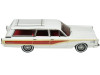 1965 Mercury Station Wagon Polar White with Wood Panels and Red Interior Limited Edition to 200 pieces Worldwide 1/43 Model Car by Goldvarg Collection