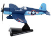 Vought F4U Corsair Fighter Aircraft "VMF-422 First Lieutenant Robert 'Cowboy' Stout" United States Navy 1/100 Diecast Model Airplane by Postage Stamp Vought F4U Corsair Fighter Aircraft "VMF-422 First Lieutenant Robert 'Cowboy' Stout" United States Navy 1/100 Diecast Model Airplane by Postage Stamp
