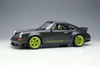 1/18 Makeup Porsche 911 964 Singer DLS Visible Carbon Matte with Green Wheels Car Model