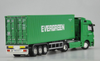 1/50 Dealer Edition Mercedes-Benz Mercedes Evergreen Semi Truck Diecast Car Model