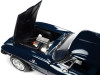 1/18 Auto World 1963 Chevrolet Corvette Split-Window Coupe (Daytona Blue Metallic with Dark Blue Interior) Diecast Car Model