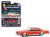1989 Chevrolet Caprice Classic Lowrider Custom Red Orange with Yellow Stripes "California Lowriders" Series 3 1/64 Diecast Model Car by Greenlight