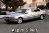 1/64 DCM 1998-2001 BMW E38 7-Series L7 (Silver) Diecast Car Model