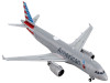 Airbus A320 Commercial Aircraft "American Airlines" Gray 1/400 Diecast Model Airplane by GeminiJets