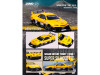 Nissan Skyline "LBWK" (ER34) Super Silhouette #5 RHD (Right Hand Drive) Yellow "Inno64-R Resin" Series 1/64 Diecast Model Car by Inno Models