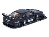 Nissan Skyline "LBWK" (ER34) Super Silhouette #5 RHD (Right Hand Drive) Matt Black "Inno64-R Resin" Series 1/64 Diecast Model Car by Inno Models