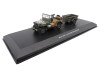 Willys Jeep 1/4-Ton Utility Truck Olive Drab with Trailer "United States Army" 1/43 Diecast Model by Militaria Die Cast