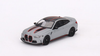 1/64 Mini GT BMW M4 CSL (G82) (Frozen Brooklyn Grey Metallic) Diecast Car Model