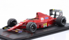 1/12 GP Replicas 1989 Formula 1 Gerhard Berger Ferrari 640 #28 2nd Italy GP Car Model