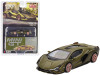 Lamborghini Sian FKP 37 "Presentation Edition" Matt Green Metallic Limited Edition to 4800 pieces Worldwide 1/64 Diecast Model Car by True Scale Miniatures