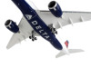 Airbus A350-900 Commercial Aircraft with Flaps Down "Delta Air Lines" White with Blue Tail "Gemini 200" Series 1/200 Diecast Model Airplane by GeminiJets