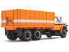 1970 Chevrolet C65 Grain Truck Orange and White 1/64 Diecast Model by DCP/First Gear