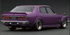  1/18 Ignition Model Nissan Bluebird U 2000GTX (G610) Purple Metallic (Limit 80 Pieces)
