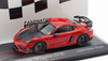 1/43 Minichamps 2021 Porsche 718 (982) Cayman GT4 RS (Red with Black Wheels) Car Model