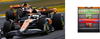 1/43 Spark 2023 Formula 1 McLaren MCL60 No.4 McLaren 2nd British GP Lando Norris Car Model with Pit Board