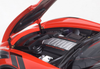 1/18 AUTOart Chevrolet Chevy Corvette C7 Grand Sport (Red with White Stripes & Black Fender Hash Marks) Car Model