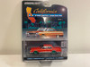 CHASE CAR 1989 Chevrolet Caprice Classic Lowrider Custom Red Orange with Yellow Stripes "California Lowriders" Series 3 1/64 Diecast Model Car by Greenlight