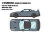 1/18 Makeup 2024 Nissan Skyline GT-R R35 Nismo (Nismo Stealth Grey) Car Model