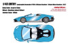 1/43 Makeup 2022 Lamborghini Aventador LP780-4 Ultimae Roadster (Azzurro Flake Blue) Car Model