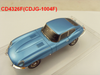 1/43 Century Dragon 1961 Jaguar E-Type Series I Coupe (Silver blue body+Blue inner cage) Resin Car Model