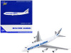 Boeing 747-400F Commercial Aircraft "Western Global" White with Blue Tail Stripes 1/400 Diecast Model Airplane by GeminiJets