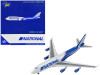 Boeing 747-400F Commercial Aircraft "National Airlines" Gray and Blue 1/400 Diecast Model Airplane by GeminiJets