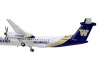 Bombardier Q400 Commercial Aircraft "Alaska Airlines - University of Washington Huskies" White with Purple and Gold Tail 1/400 Diecast Model Airplane by GeminiJets