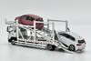 1/64 Tiny & Unique Model Hino 500 Ranger Double Level Car Transporter (White) Diecast Model