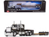 Mack Super-Liner with 60" Flat Top Sleeper & Fontaine Renegade LXT40 Lowboy Trailer with Flip Axle Black and Gray 1/64 Diecast Model by DCP/First Gear