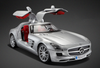 1/18 Maisto Mercedes-Benz Mercedes SLS AMG (Silver) Diecast Car Model