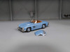 1/64 DCM Mercedes-Benz 300SL (Blue) Diecast Car Model