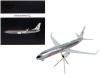 Boeing 737-800 Commercial Aircraft "American Airlines - AstroJet" Silver with Red Stripes "Gemini 200" Series 1/200 Diecast Model Airplane by GeminiJets
