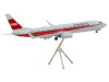 Boeing 737-800 Commercial Aircraft with Flaps Down "American Airlines - Trans World Airlines" Gray with Red Stripes "Gemini 200" Series 1/200 Diecast Model Airplane by GeminiJets