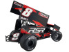 Winged Sprint Car #8 Aaron Reutzel "RSR" Baughman-Reutzel Motorsports "World of Outlaws" (2023) 1/18 Diecast Model Car by ACME