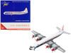 Lockheed L-188 Electra Commercial Aircraft "Eastern Air Lines" White with Dark Blue Stripes 1/400 Diecast Model Airplane by GeminiJets
